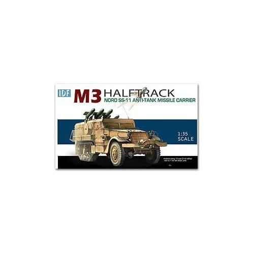1/35 scale model Dragon 3579 Israel M3 semi-track SS.11 anti-tank missile launcher