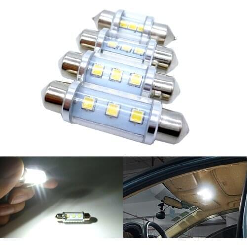 2x Canbus C5W LED Festoon Dome Reading License Plate Lights Car Interior Lights For Honda Civic Accord CRV HRV Jazz Fit NC750X