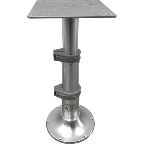 Heavy Duty Gas Powered 3 Stage Aluminum Table Pedestal 330-700mm Marine Boat RV Caravan