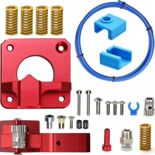 3D Printer Upgraded Long-Distance Remote Metal Ender 3 CR10 Extruder+Leveling Spring+PETG Tube+MK8 Silicone Sleeve Cover J-head