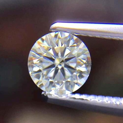 EF Color 10mm Moissanite Stone Round Brilliant Cut 4ct Carat Loose stone Clarity VVS1 Test Positive gem stone