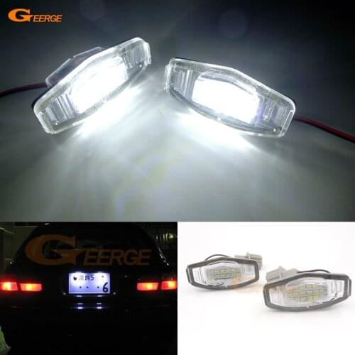 For Honda MR-V Pilot 2003-2008 Excellent Ultra bright Smd Led License plate lamp light lamp No OBC error car Accessories