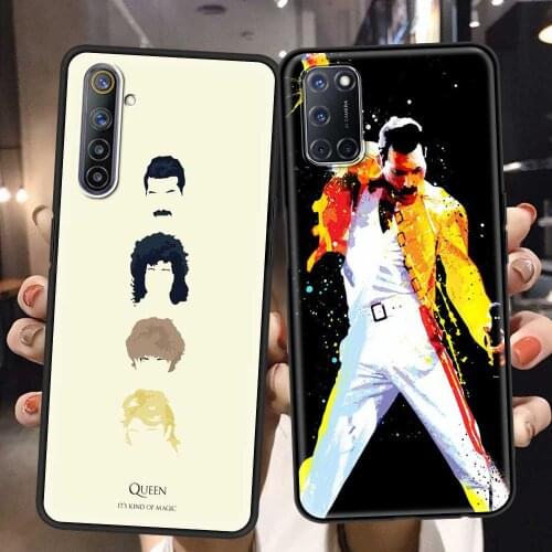 Phone case For Redmi Note 9s 7 8t 9 8 10 9a 9c 9t K40 Pro coque Bumper tpu soft material Freddie Mercury Queen band
