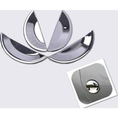 FUNDUOO For Peugeot 206 206cc 207 BYD F0 Chrome Car Door Handle Cup Bowl Cover Trim Overlays Car Styling