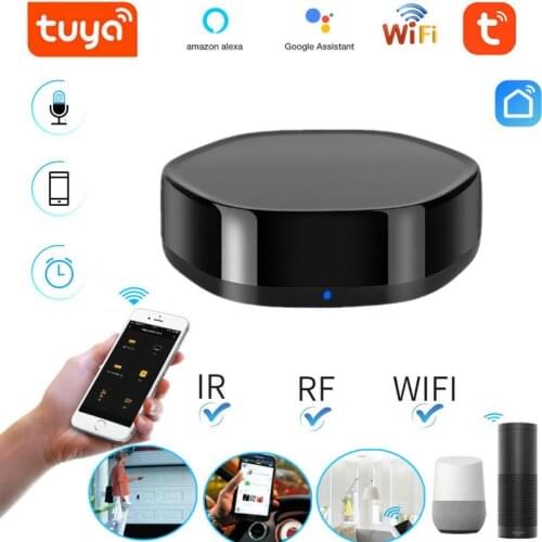 Voice Control Alexa Google HOME TUYA Universal Smart Remote Smart Home Smart Home Automation WIFI+IR+RF For Smart Home