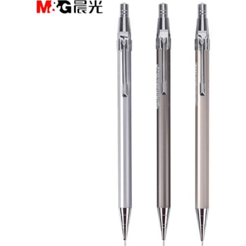 M & G Stationery Mp1001 Metal Iron Propelling Pencil 0.5 0.7 Activity Pen Student Office mechanical pencil