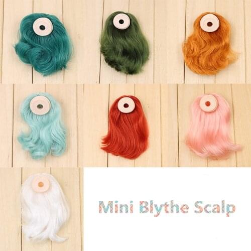 Mini blyth doll scalp wigs bangs hair including the endoconch series for 11cm mini blyth doll