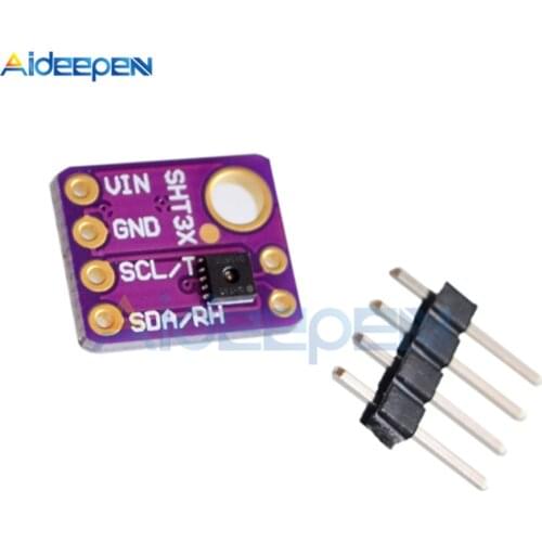 GY-SHT31-D Digital Temperature Humidity Sensor Module I2C Breakout Board 2.4-5.5V for Arduino Thermometer hygrometer DIY Kit