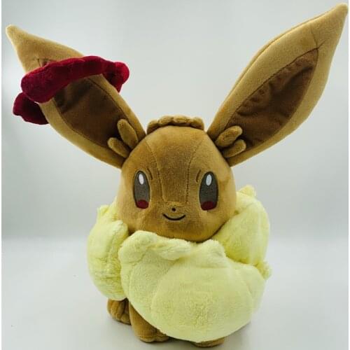 2020 New Original Pokemon Eevee Plush Stuffed Toy Dolls 35cm Kids Christmas Gift