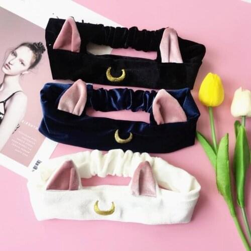 Cat Ears Hair Band Hair Accessory Headband Cosplay Face Washing Clean Makeup Tool Head Wear