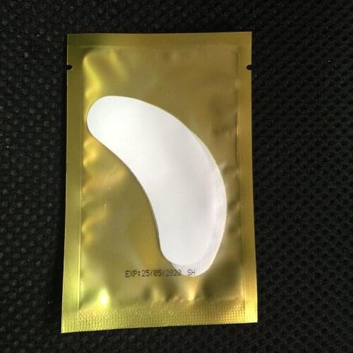 50pairs/pack New Paper Patches Eyelash Under Eye Pads Lash Eyelash Extension Paper Patches Eye Tips Sticker Wraps Make Up Tools