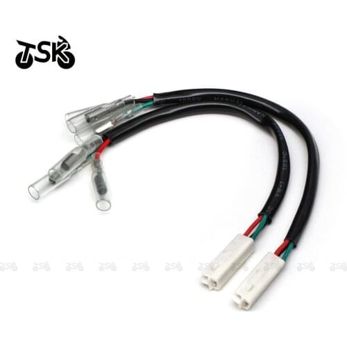 Front Turn signal marking line adapter plug connector for Honda CBR600 CBR1000 RR NC700 Connector 3 power cord