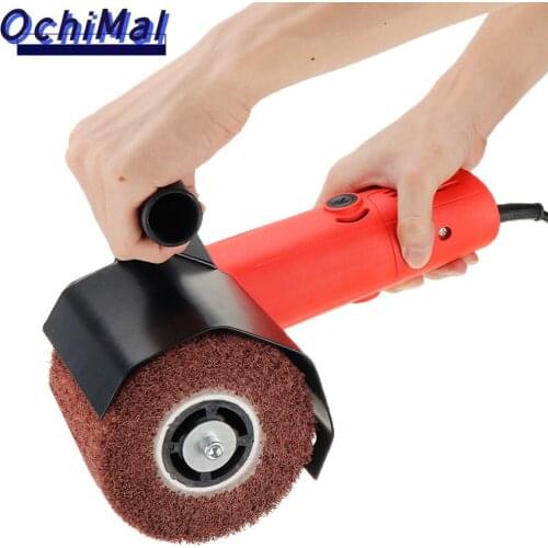 Angle Grinder Attachment Burnishing Polishing Machine Attachment Metal Steel Wood Sander for 115 125 Angle Grinder