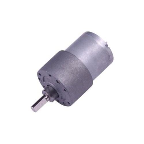 O.D.37mm DC gear motor with custom shaft & made-to-order per your required rated speed rpm rated torque N.m Rated Voltage volts