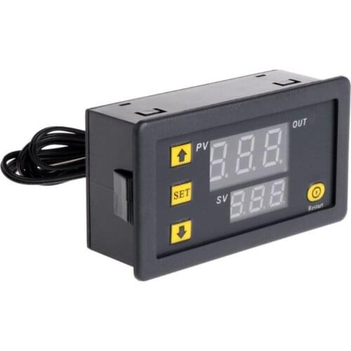 Temperature Controller Relay Dual Digital LED Display Heating/Cooling Regulator Thermostat Switch K0AA