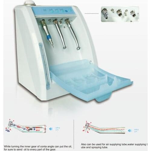 300ML Dental greasing machine Dental curing machine Dental oiler Cleaning oil filling machine 220V/110V 3000 rpm