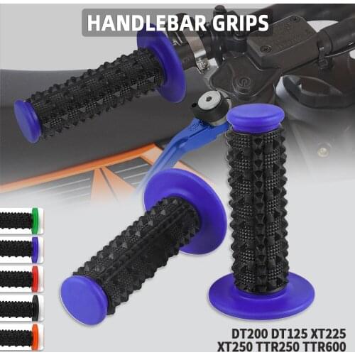 Motocross 22mm 24mm Universal handle bar Fit For YAMAHA XT225 XT250 DT200 DT125 TTR250 TTR600 Motorbike Handlebar grips bar End