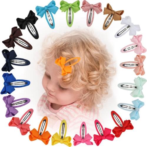 20/12 pcs Childrens Hair Clip Cute Fashion Baby Girl Mini Bow Multicolor Clip Sweet Girl Hair Accessories pince cheveux