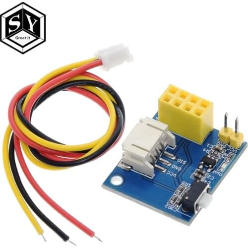 1PCS Great IT ESP8266 ESP-01 ESP-01S RGB LED Controller Module for Arduino IDE WS2812 Light Ring Smart Electronic DIY