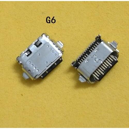 100pcs Micro USB jack for Motorola Moto G6 Charging port Mini USB connector charging socket power plug dock v8 port
