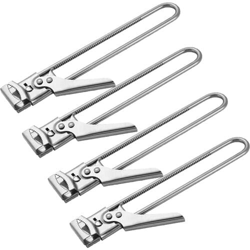 4PC Master Opener Adjustable Jar & Bottle Opener,Kitchenware Stainless Steel Adjustable Multifunctional Side Cut Opener