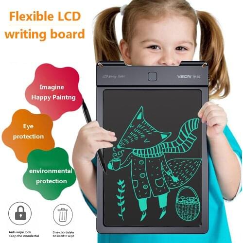 9inch LCD Handwriting Tablet Message Writing Board Early Childhood Education Graffiti Drawing Board for Kids Gift