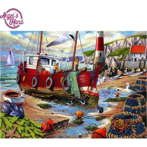 Diamond Embroidery Landscape Patterns Rhinestone Handmade Kits Diamond Painting Cross Stitch Mosaic Full Kit Wall Sticker