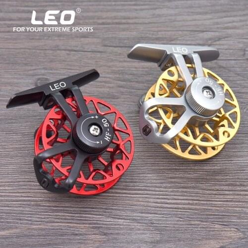 LEO Full metal ultra-light former ice fishing Reels wheel fly fishing reel CNC Machined Aluminum