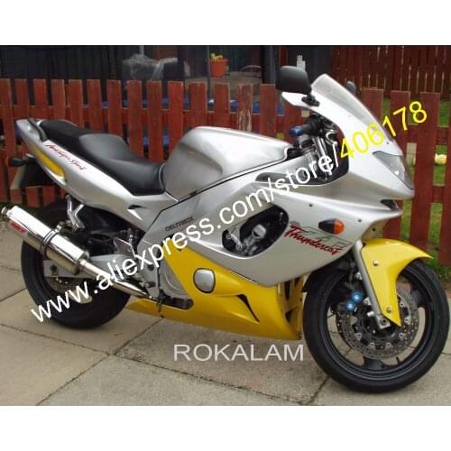 For Yamaha Thundercat YZF600R 97-07 YZF 600R YZF-600R 97 98 99 00 01 02 03 04 05 06 07 Yellow Silver Fairing Kit