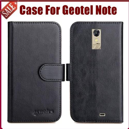 Hot Sale! Geotel Note Case High Quality 6 Colors Flip Leather Exclusive Protective Cover For Geotel Note Case