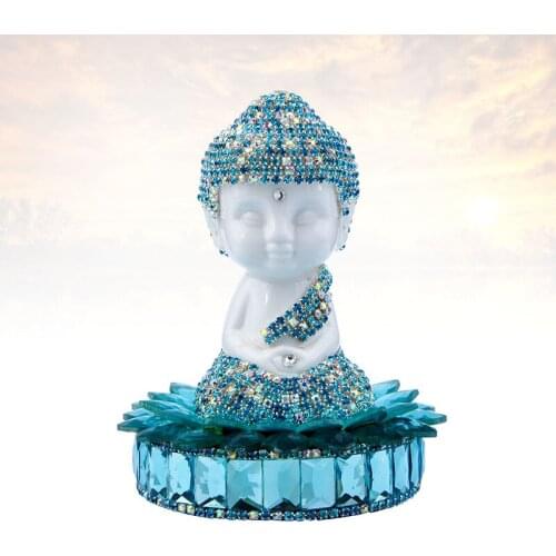 Creative Diy Diamante Car Perfume Holder Colorful Red Stoneware/white Pottery/gilding Rhinestone Vessel Exquisite Car Decoration