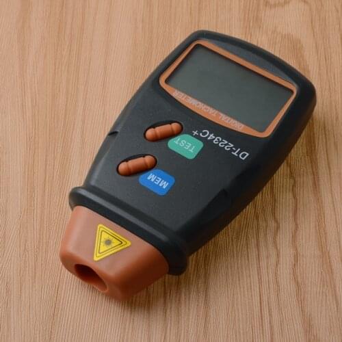 Laser tachometer Revolution Spin Drop Speed Meter Digital Laser RPM Tachometer Non Contact Motor Speed Gauge Measurement Tool