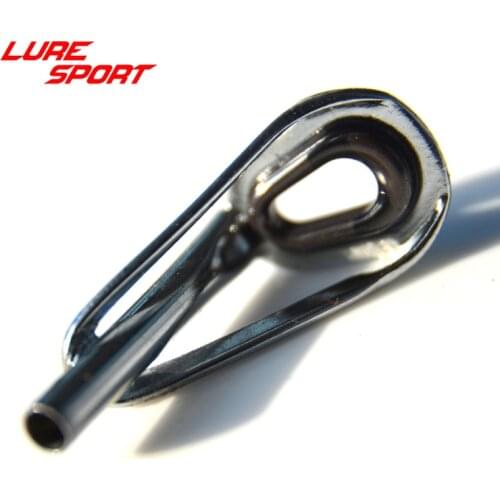 LureSport 3pcs Triangle Ring Top Guide Fishing Rod Building component POle Repair DIY Accessory