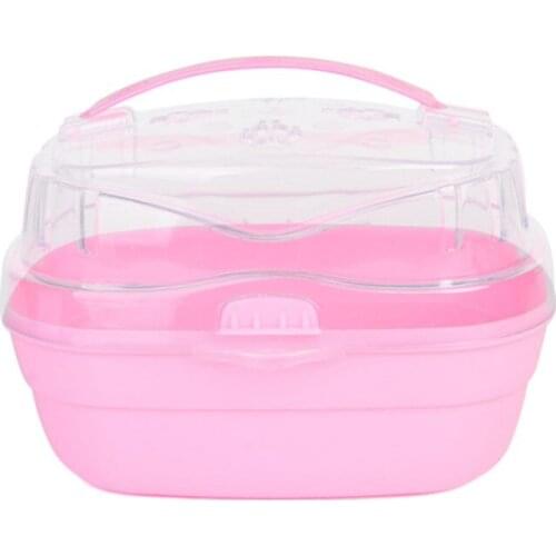 Small Pets Portable Out Of The Cage Blue Simple, cool, practical and durable, pets are carried out in a breathable cage funny