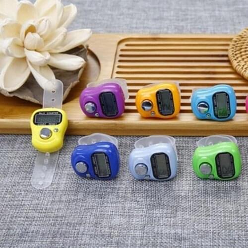 Mini LCD Electronic Digital Tally Counter Fitness Finger Counter Sewing Knitting Weave Tool Buddhist Islam Muslim Accessories