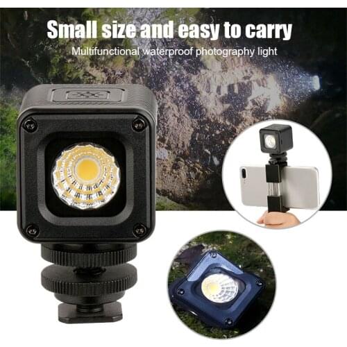 Mini LED Camera Light Multi-functional Waterproof Recording Fill Light for Sports Camera Phone GDeals