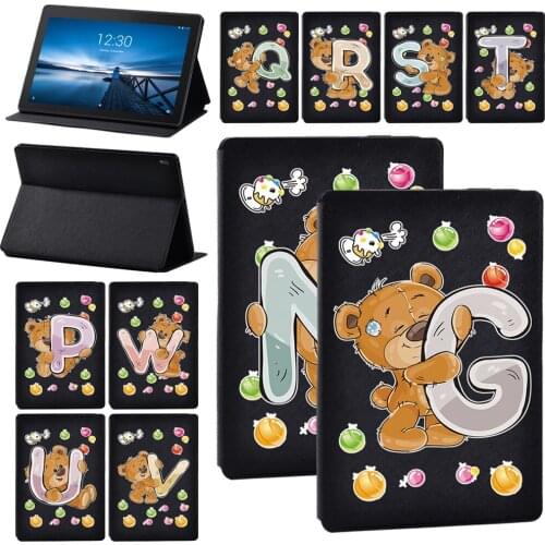 Tablet Case for Lenovo Tab M10 10.1 Inch /Lenovo Tab E10 10.1 Inch Flip Tablet Cover Leather Stand Shell Cover + Free Stylus