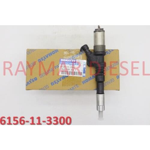 Genuine Diesel Common Rail Fuel Injector 095000-1210, 095000-1211 for 6156-11-3300, 6156-11-3301