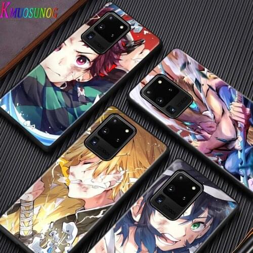 Hot Anime Demon Slayer for Samsung Note 20 S20 FE Lite Ultra Plus A91 A81 A71 A51 A41 A31 A21 A11 A12 A42 A01 Phone Case