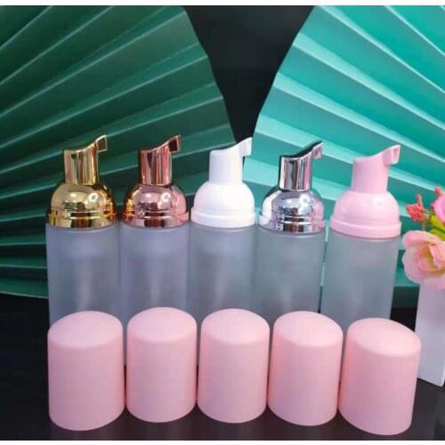 10 X 60ml Travel Foam Bottle Plastic Container Clear Refillable Empty Cosmetic Lashes Cleanser For Extension Shampoo Bottle