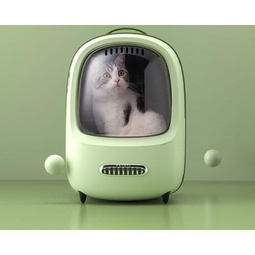 Intelligent ventilation system cat backpack summer ventilation large capacity backpack cat bag portable portable zipper design