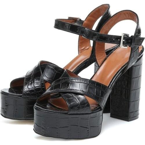 Summer Open Toe Super High-Heeled Sandals Women Platform Shoes Women Sexy Sandalias Female High Heels sandalias de las mujeres