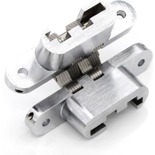 304 Stainless Steel Hidden Hinges Invisible Door For Invisible Built-in Door Hinges Hidden Cross Gemel Hinge Concealed Folding