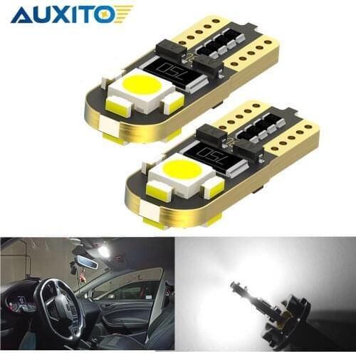 AUXITO 2Pcs W5W T10 LED Lamp 194 Canbus Car Side Marker Interior Light For Kia Sportage Rio 3 Sorento Soul Cerato Picanto Optima