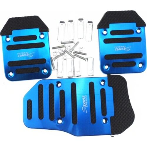 Universal aluminum non-slip car pedal car model for Chevrolet Cruze TRAX Aveo Lova Sail EPICA Captiva Malibu Volt Camaro Cobalt