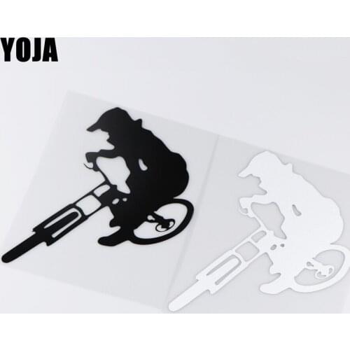 YOJA 15X20CM Interesting Creative Vinyl Decal Decor Car Sticker Acrobatic Performance ZT2-0182