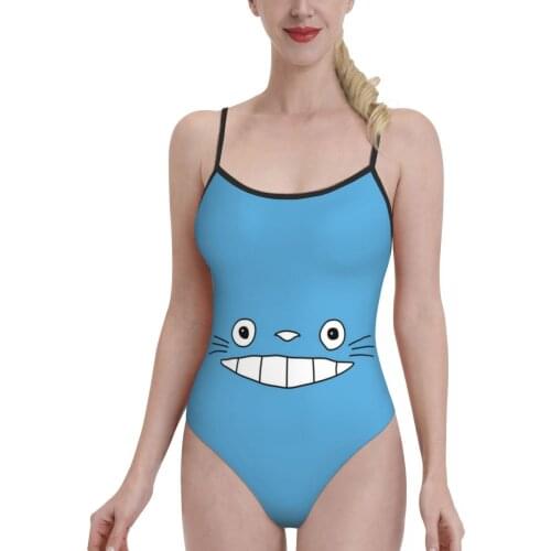 Women 2021 sexy Bikinis Totoros Lovely Cat Women Swimsuit One-Piece Bikini Japanese Anime Chibi Women bathing suit SwimSuit