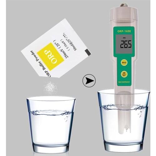 1Pcs ORP Calibration Buffer Powder ORP Analyzer Test Pen Correction ORP 256mv Calibration Solution 32% off