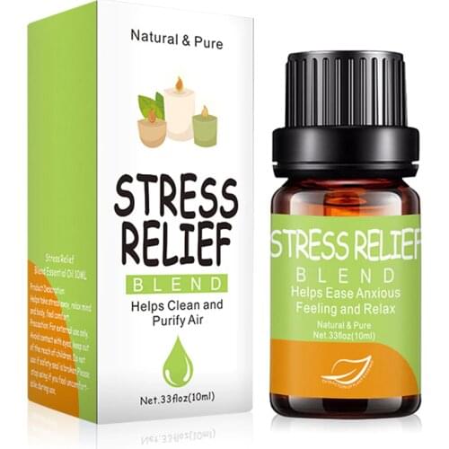 10ml Stress Relief Multifunctional Home Aroma Diffuser Pure Natural Relaxation Fragrance Treatment Essential Oil Aromatherapy