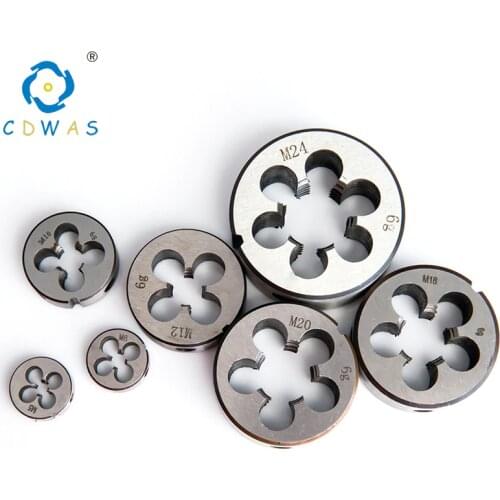 10PCS M2 M4 M6 M8 M10 M12 M14 M16 M18 M20 M22 Metric Right Hand Die Threading Tools Mold Machining For Small Workpiece
